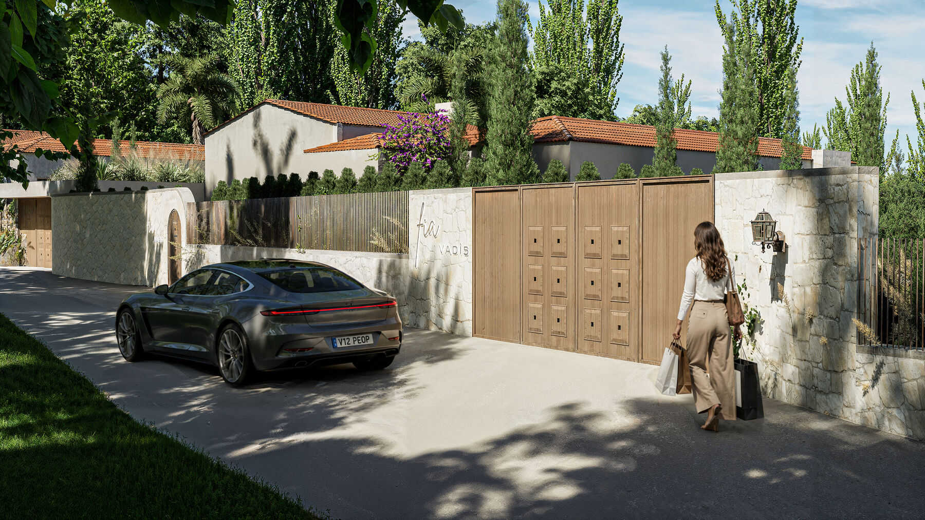 Fia Vadi villa 3D görseli 3
