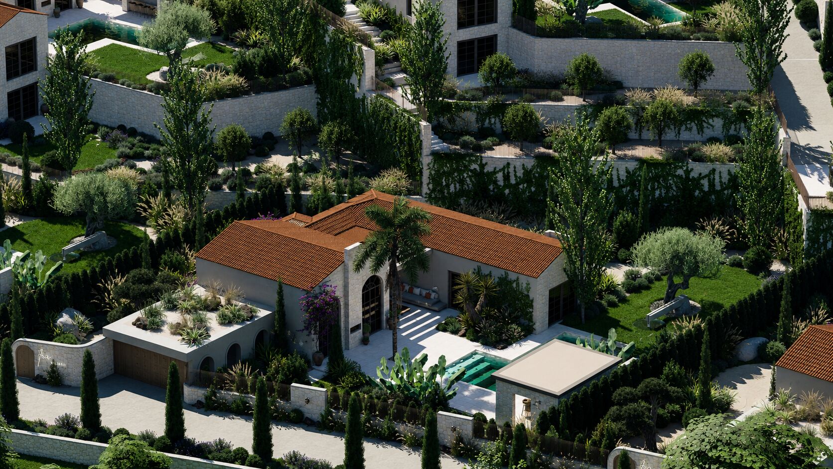 Fia Vadi villa 3D görseli 4